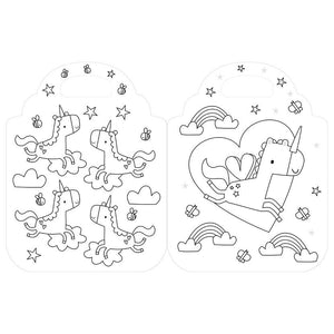 Product image 3 of Unicorn Universe, a colouring book for ages 3+, by Make Believe Ideas.