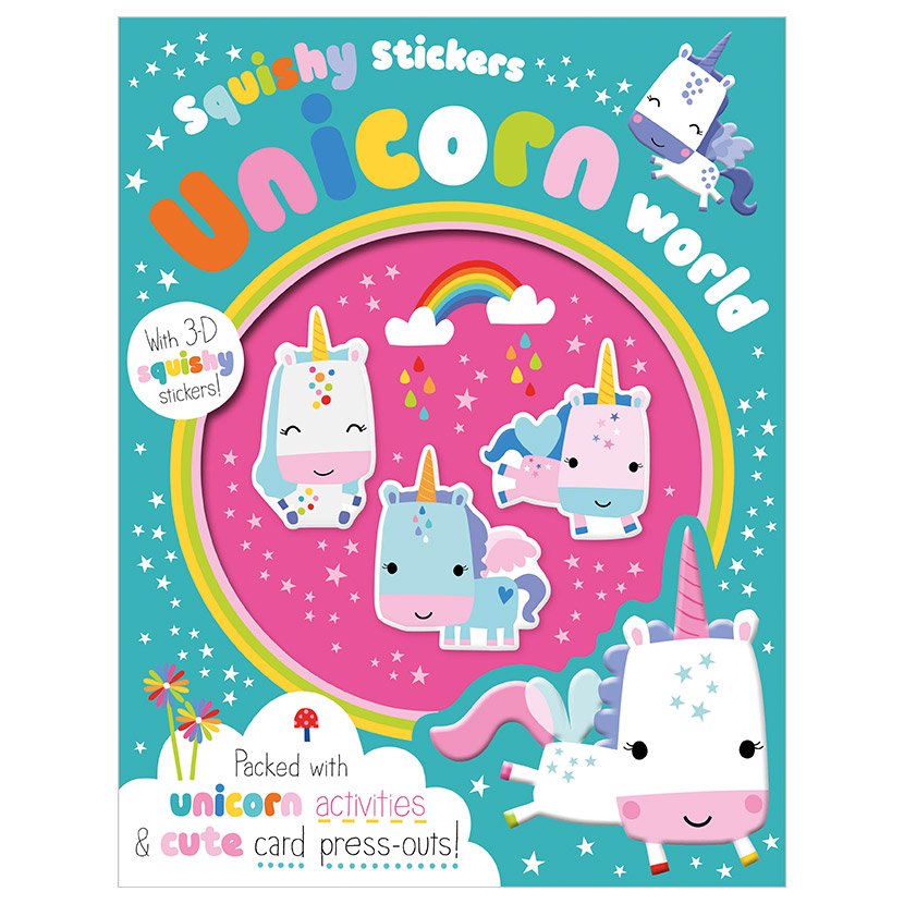 Product image 1 of Unicorn World, a sticker activity book for ages 3+, by Make Believe Ideas.