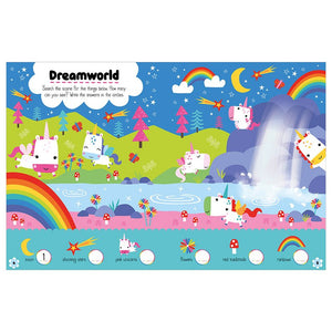 Product image 3 of Unicorn World, a sticker activity book for ages 3+, by Make Believe Ideas.