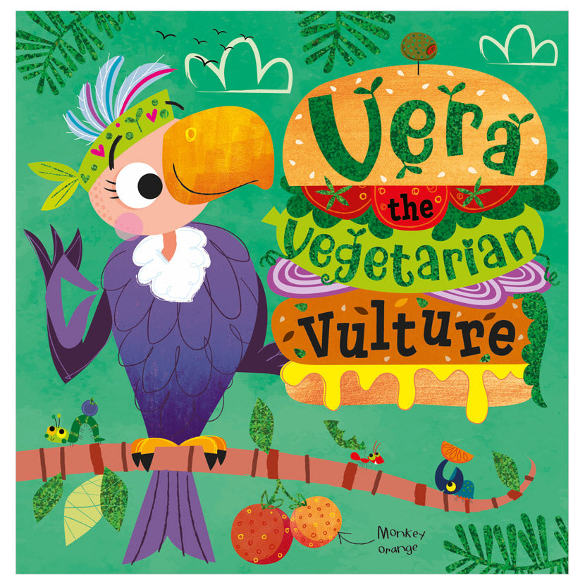Product image 1 of Vera the Vegetarian Vulture, a picture book for ages 3+, by Make Believe Ideas.