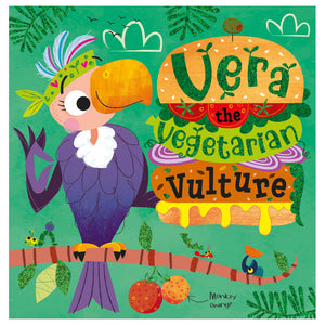 Product image 1 of Vera the Vegetarian Vulture, a picture book for ages 3+, by Make Believe Ideas.