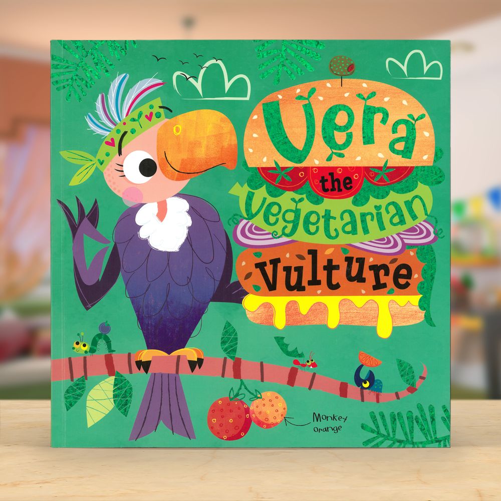 Product image 2 of Vera the Vegetarian Vulture, a picture book for ages 3+, by Make Believe Ideas.