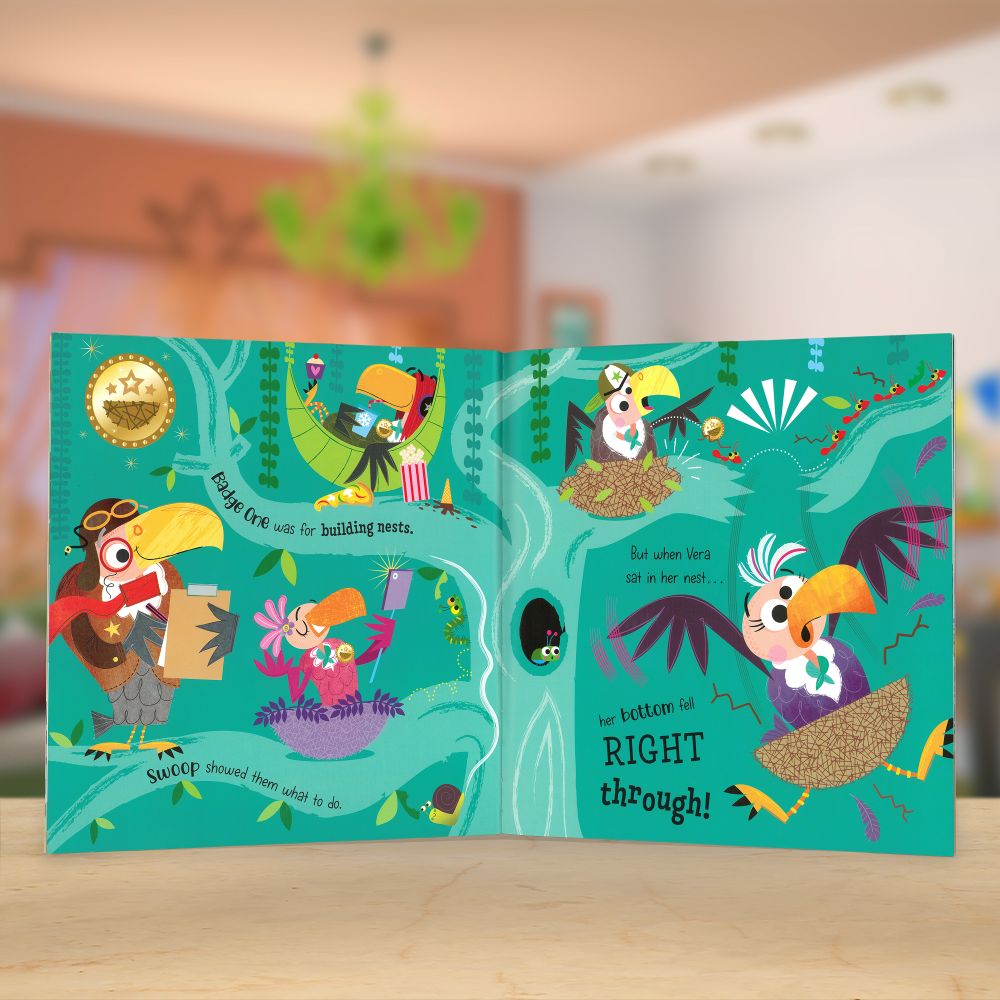 Product image 4 of Vera the Vegetarian Vulture, a picture book for ages 3+, by Make Believe Ideas.