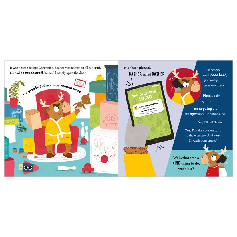Product image 3 of Wanted! Reindeer, a picture book for ages 3+, by Make Believe Ideas.