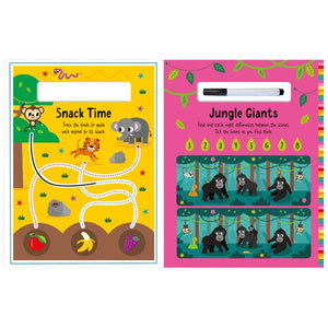 Product image 3 of Wild Animals, a sticker activity book for ages 3+, by Make Believe Ideas.