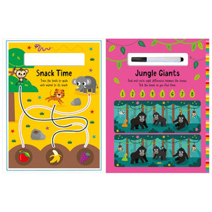 Product image 5 of Wild Animals, a sticker activity book for ages 3+, by Make Believe Ideas.