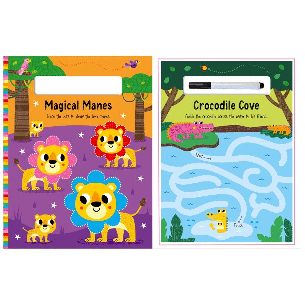 Product image 9 of Wild Animals, a sticker activity book for ages 3+, by Make Believe Ideas.