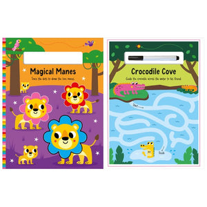 Product image 11 of Wild Animals, a sticker activity book for ages 3+, by Make Believe Ideas.