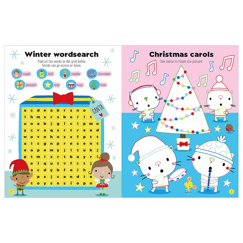 Product image 3 of Window Stickies Christmas, a sticker activity book for ages 3+, by Make Believe Ideas.
