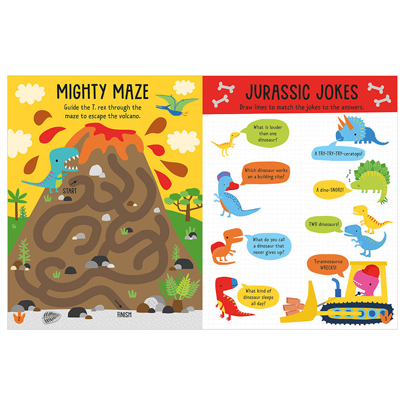 Product image 3 of Window Stickies Dinosaurs, a sticker activity book for ages 3+, by Make Believe Ideas.