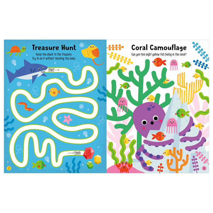 Product image 2 of Window Stickies Ocean Friends, a sticker activity book for ages 4+, by Make Believe Ideas.
