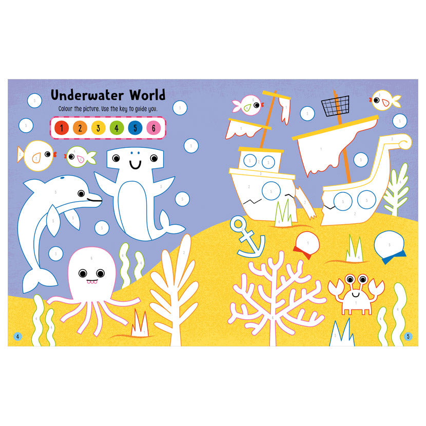 Product image 3 of Window Stickies Ocean Friends, a sticker activity book for ages 4+, by Make Believe Ideas.