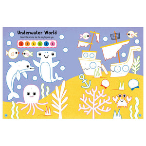 Product image 3 of Window Stickies Ocean Friends, a sticker activity book for ages 4+, by Make Believe Ideas.