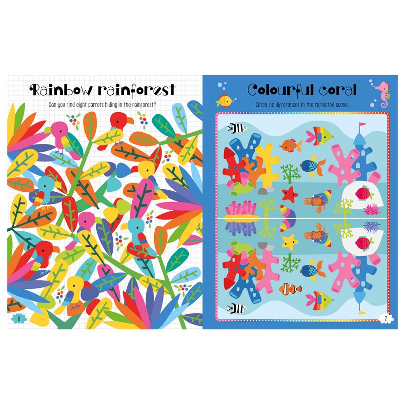 Product image 2 of Window Stickies Rainbows, a sticker activity book for ages 3+, by Make Believe Ideas.