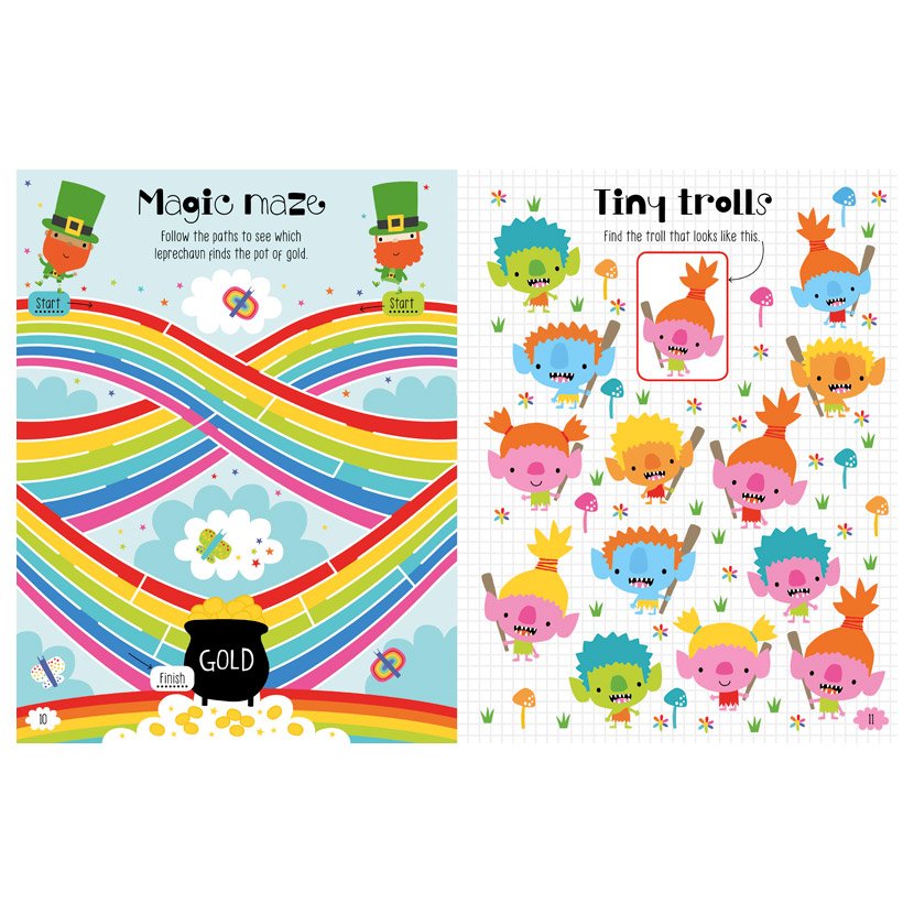 Product image 3 of Window Stickies Rainbows, a sticker activity book for ages 3+, by Make Believe Ideas.