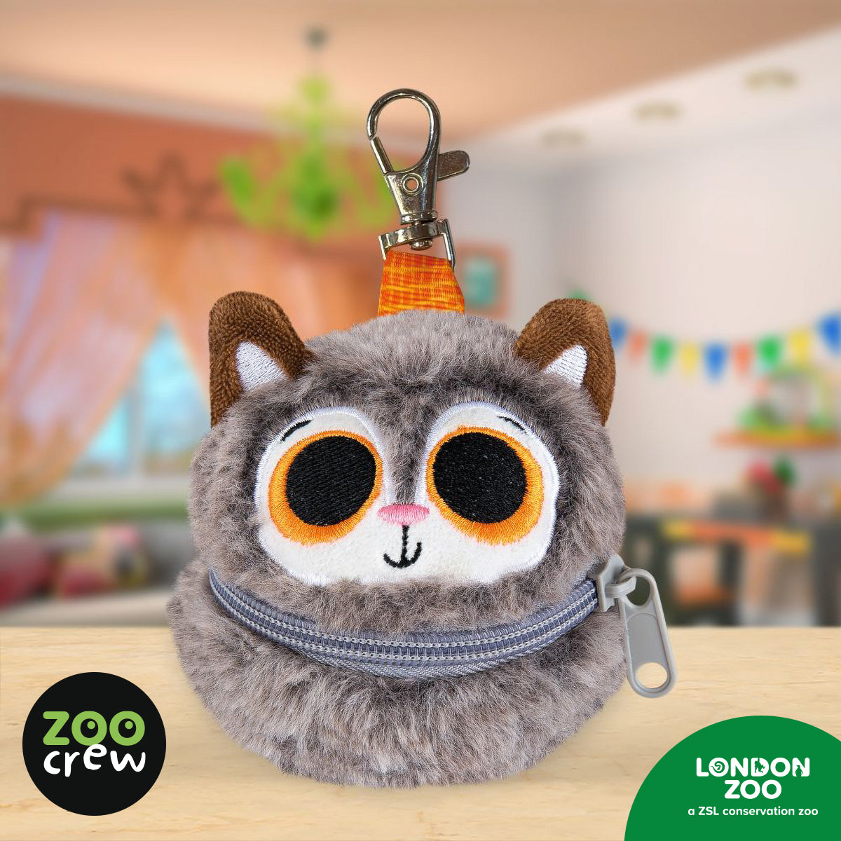 Product image 2 of Zippazoo Bag Buddy Bush Baby, a stationery item for ages 3+, by Make Believe Ideas.
