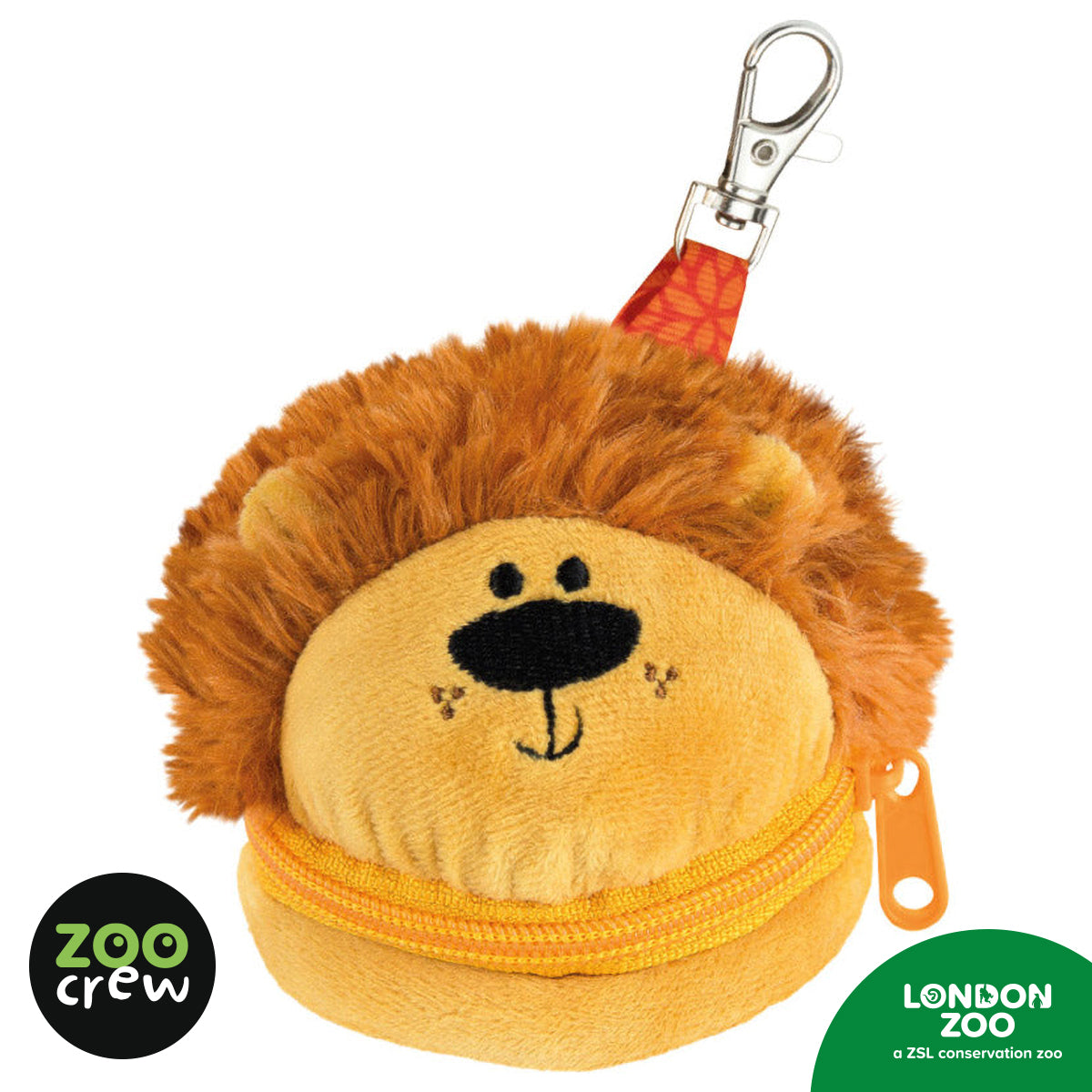 Product image 1 of Zippazoo Bag Buddy Lion, a stationery item for ages 3+, by Make Believe Ideas.