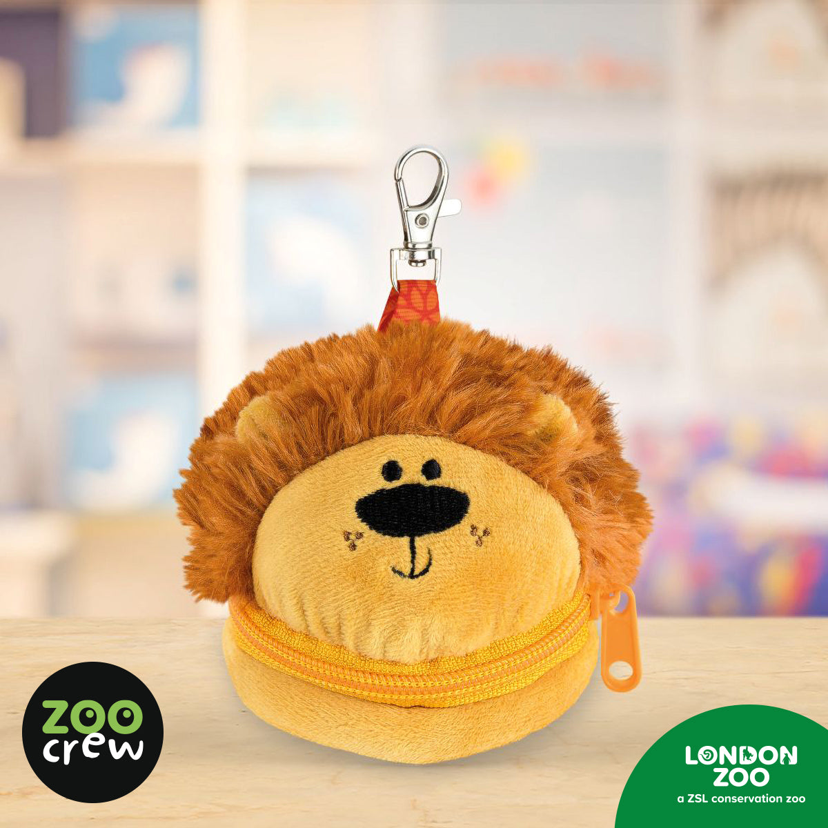 Product image 2 of Zippazoo Bag Buddy Lion, a stationery item for ages 3+, by Make Believe Ideas.