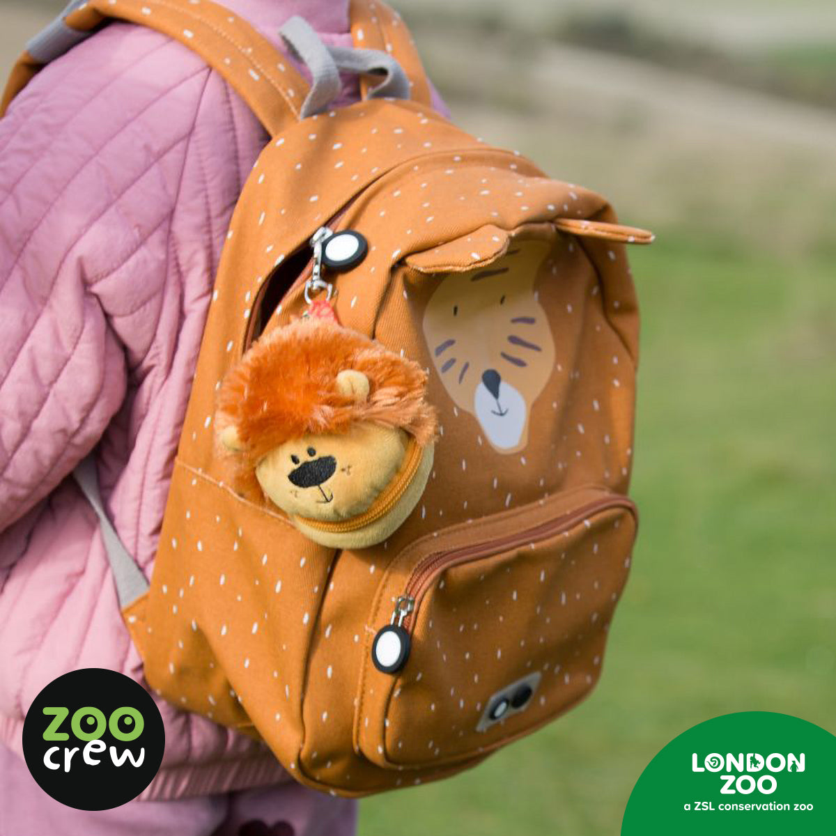 Product image 4 of Zippazoo Bag Buddy Lion, a stationery item for ages 3+, by Make Believe Ideas.
