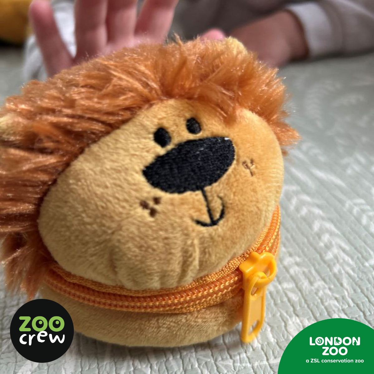 Product image 5 of Zippazoo Bag Buddy Lion, a stationery item for ages 3+, by Make Believe Ideas.