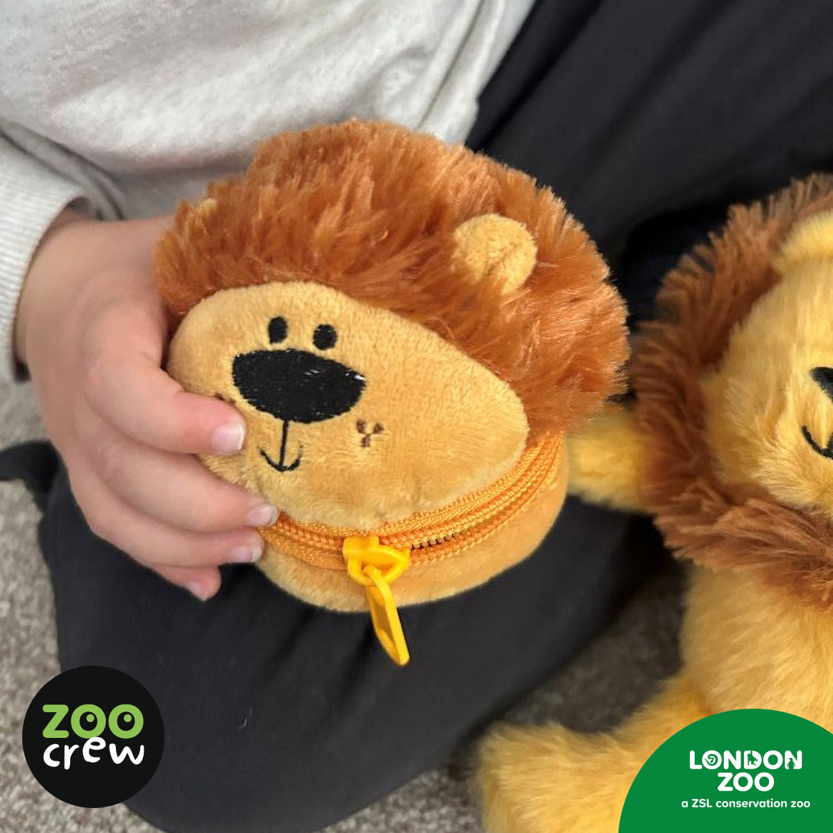 Product image 6 of Zippazoo Bag Buddy Lion, a stationery item for ages 3+, by Make Believe Ideas.