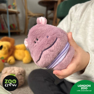Product image 4 of Zippazoo Bag Buddy Pygmy Hippo, a stationery item for ages 3+, by Make Believe Ideas.