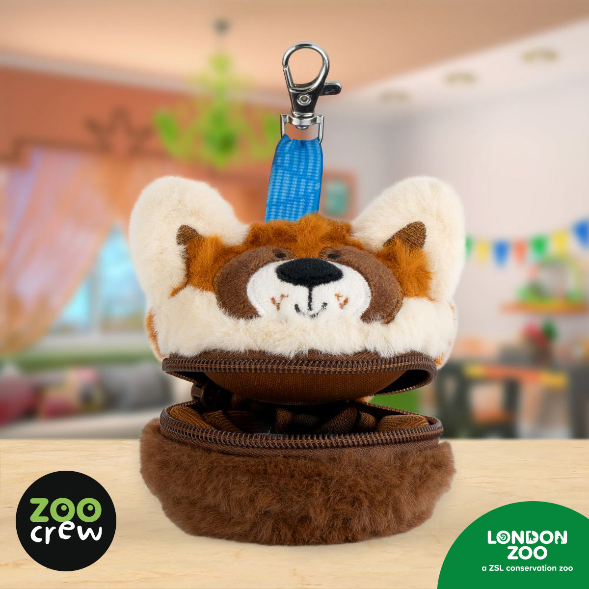 Product image 3 of Zippazoo Bag Buddy Red Panda, a stationery item for ages 3+, by Make Believe Ideas.